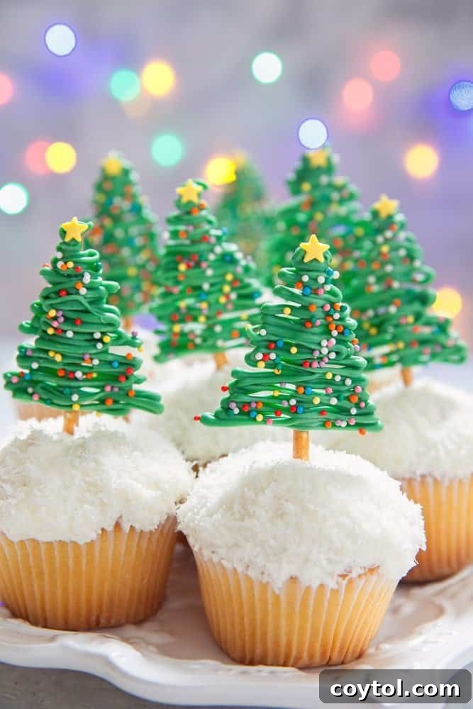 Magical pretzel Christmas trees, a simple no-bake decoration and snack.