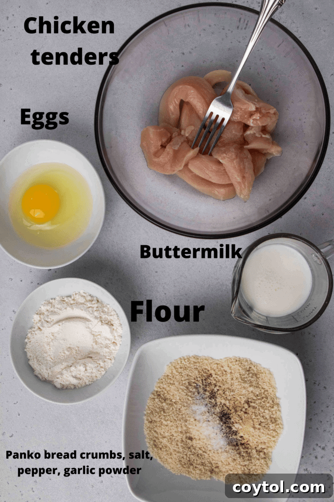 Air fried chicken tenders ingredients