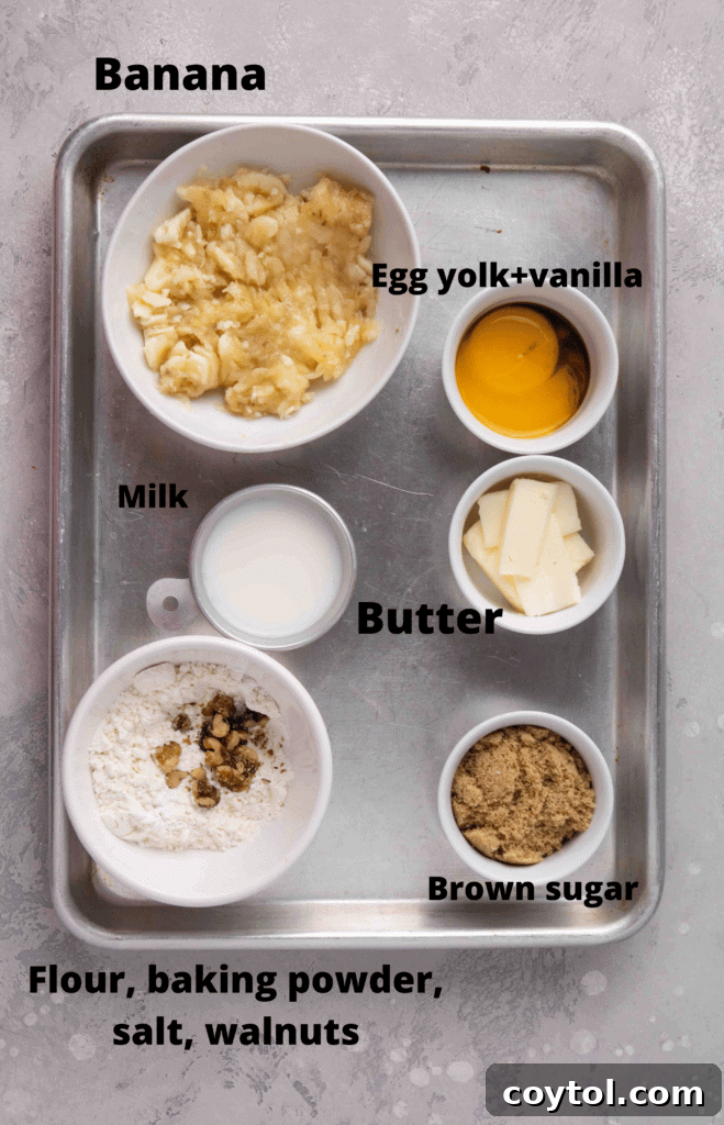 The Ultimate Single-Serve Banana Bread Mug Cake 4 Banana bread mug cake ingredients