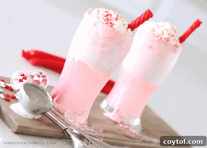 18 Easy No-Bake Valentine Treats for Kids 16 Sweet no-bake Cupid float Valentine's Day drink for kids.