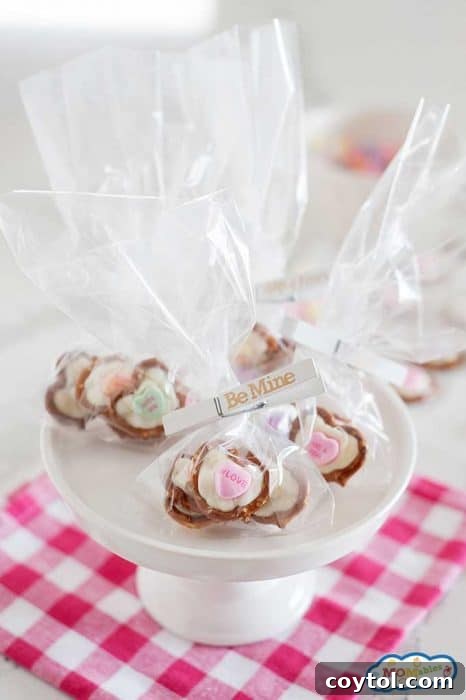 18 Easy No-Bake Valentine Treats for Kids 17 Easy no-bake Valentine's Day pretzel hearts, a fun kid's craft and treat.