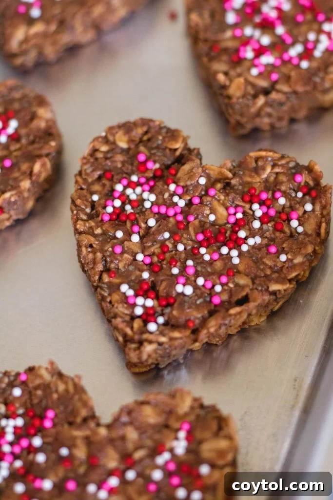 18 Easy No-Bake Valentine Treats for Kids 3 Healthy No Bake Cookies for Valentine's Day, a delicious and easy cookie idea for kids.