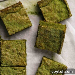 What are matcha brownies