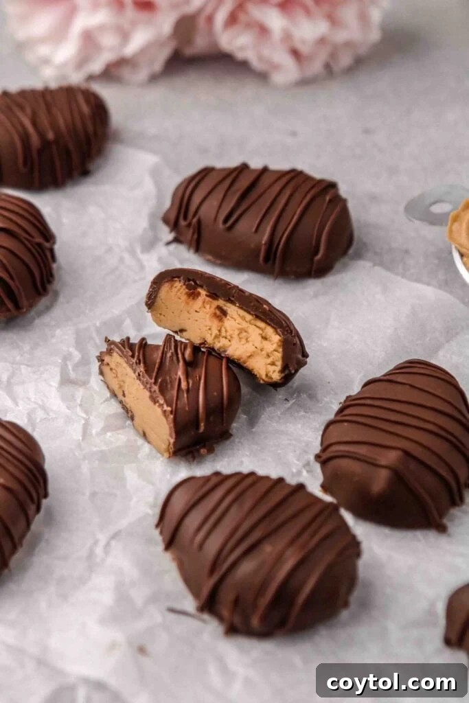 homemade Reese's eggs