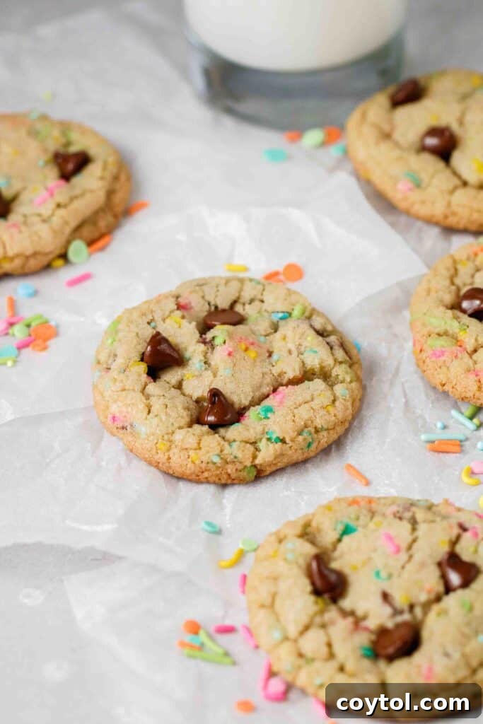 Freshly baked soft and chewy Easter cookies on a cooling rack.