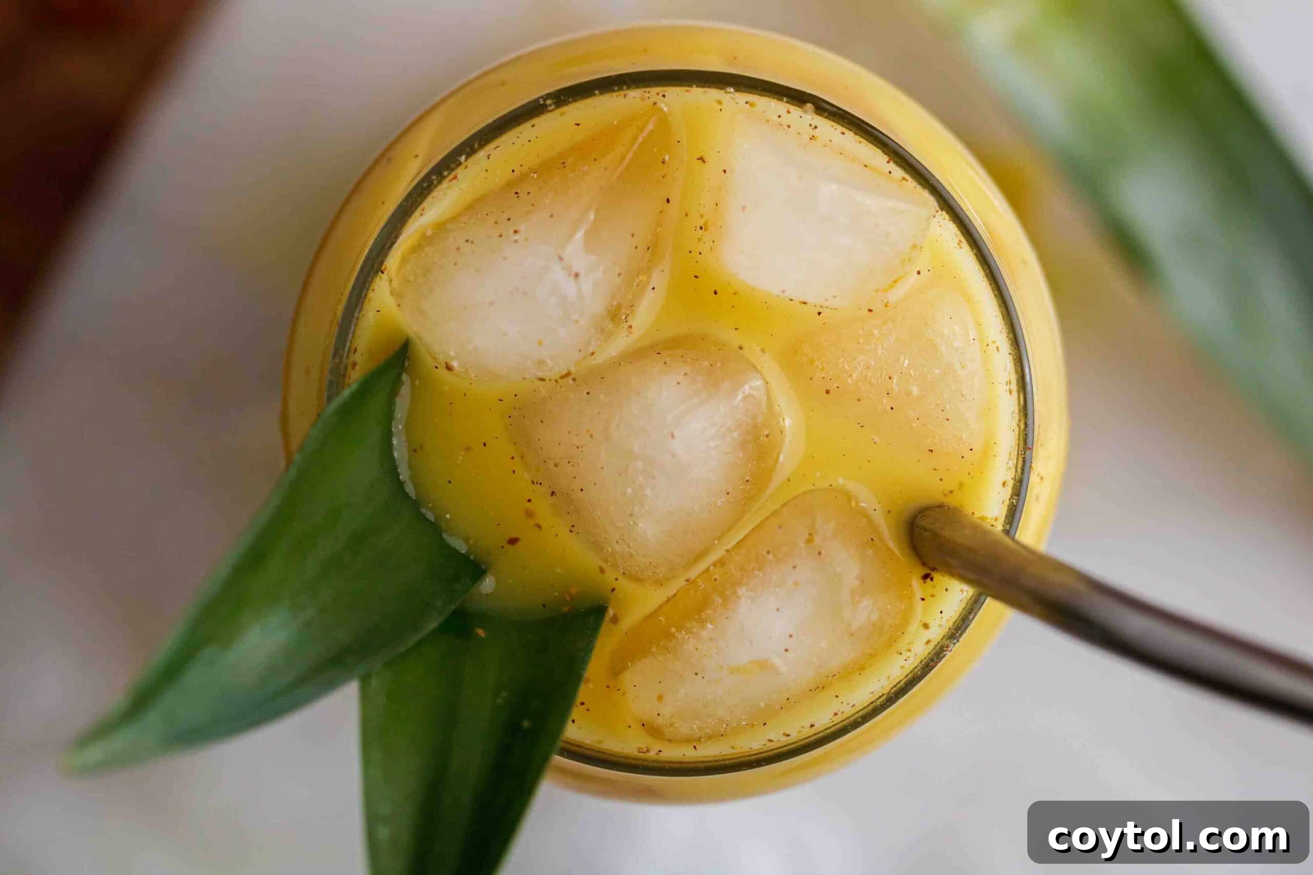 Detailed flavor profile of the Iced Golden Ginger Drink