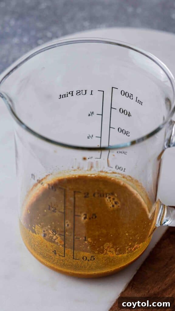 Mixing the spice blend for the Iced Golden Ginger Drink