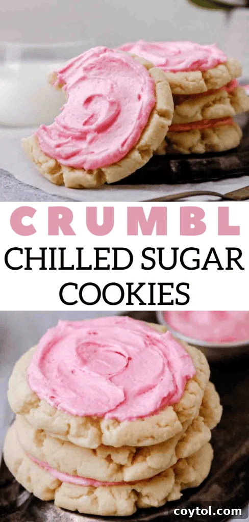 Crumbl Style Chilled Sugar Cookies 17 Artfully arranged Crumbl sugar cookies with almond frosting