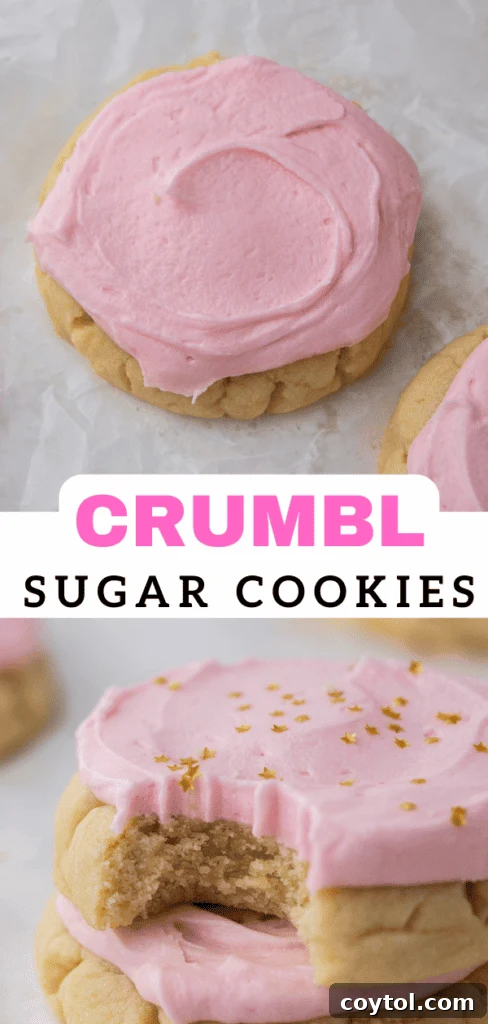 Crumbl Style Chilled Sugar Cookies 18 The best homemade Crumbl sugar cookies, stacked