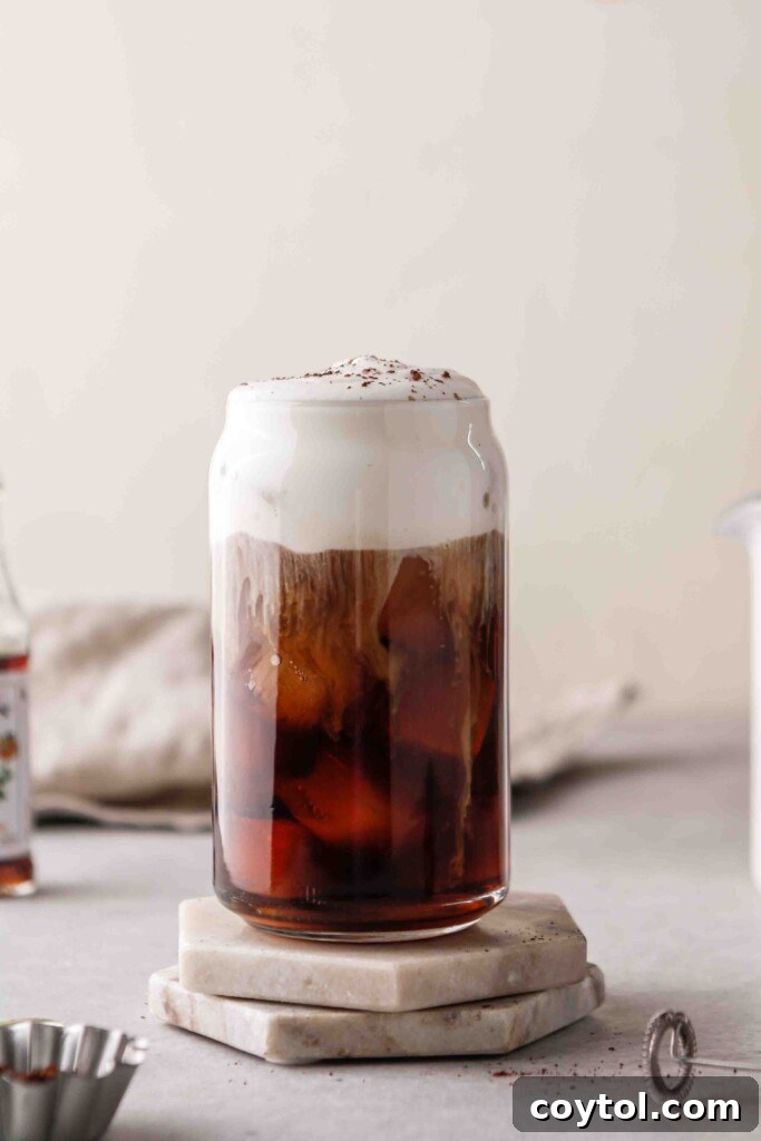 The Ultimate Starbucks Irish Cream Cold Brew 11 Layered cold brew coffee