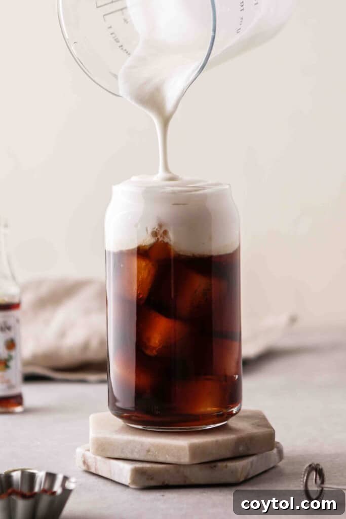 The Ultimate Starbucks Irish Cream Cold Brew 10 Top the cold brew coffee with vanilla sweet cream