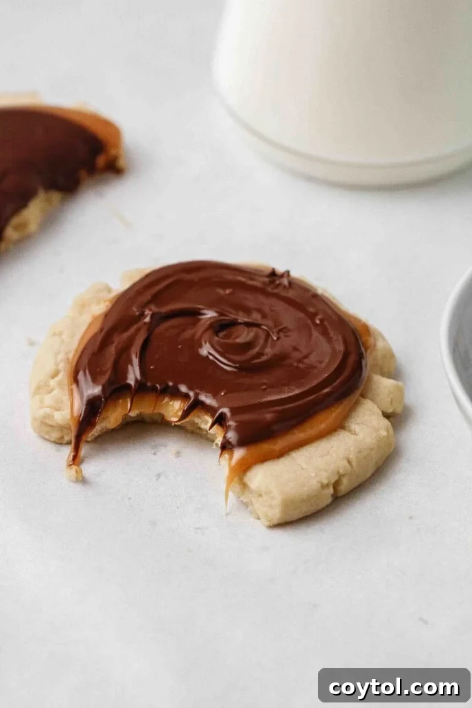 CRUMBL Twix cookie copycat recipe 