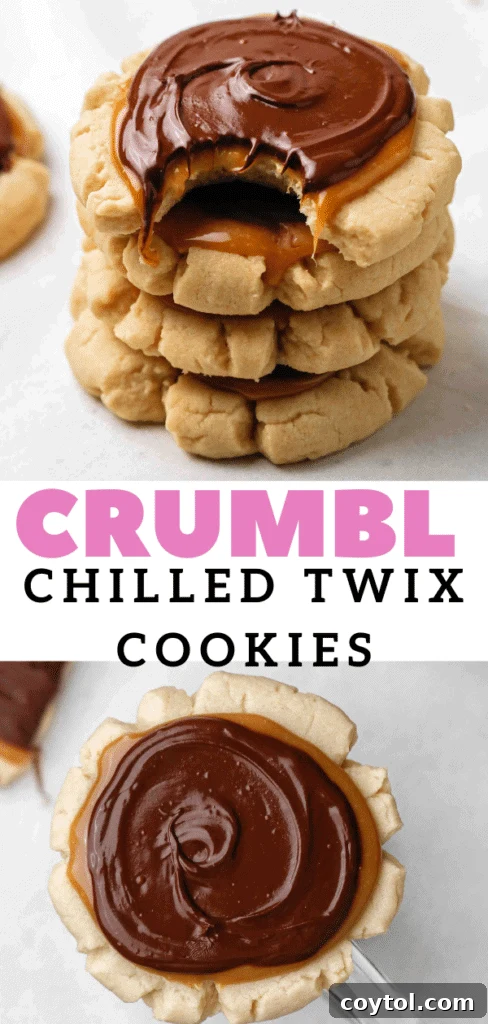 CRUMBL Twix cookie