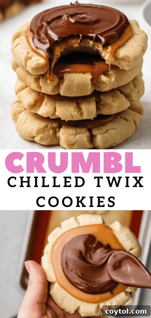 Giant Twix cookie