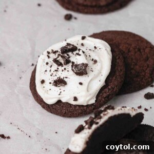 Homemade Crumbl Oreo Buttercream Cookies 17 Crumbl Oreo cookies copycat recipe