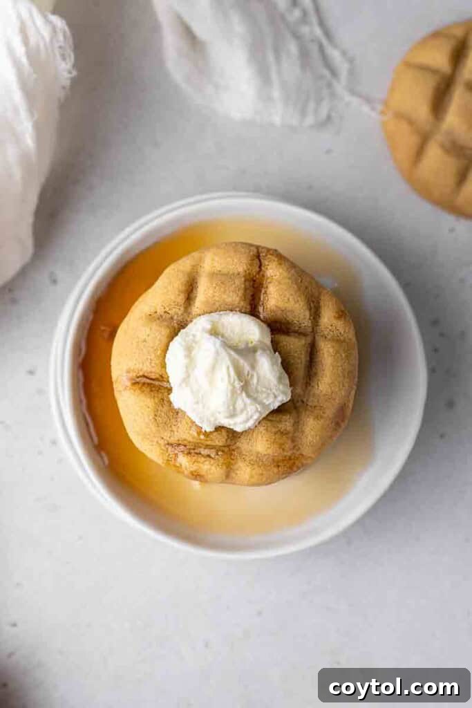 CRUMBL Waffle Cookies Crowned with Buttercream 2 Crumbl waffle cookies