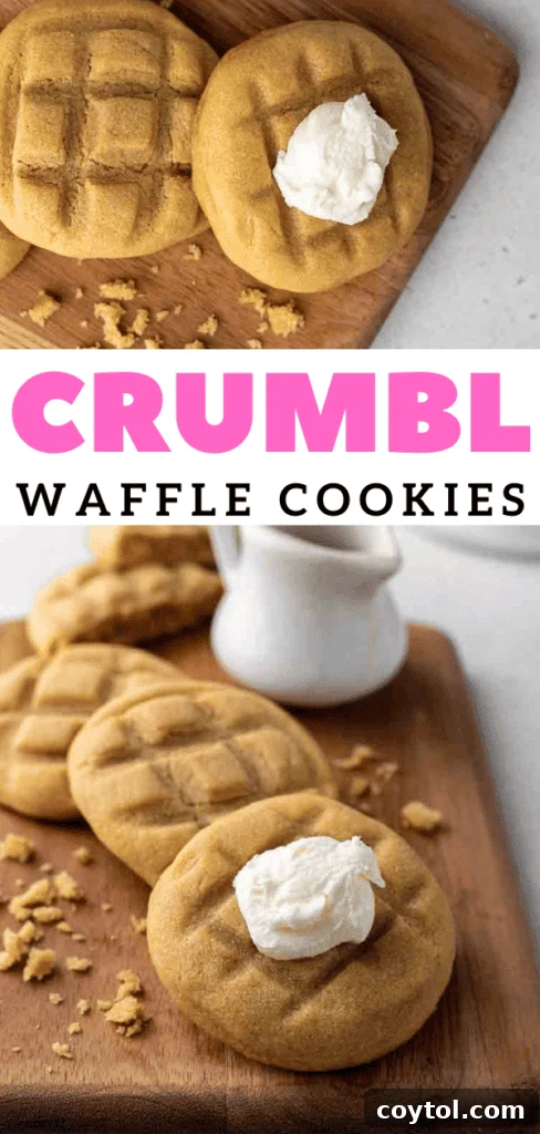 CRUMBL Waffle Cookies Crowned with Buttercream 20 Maple butter cookies