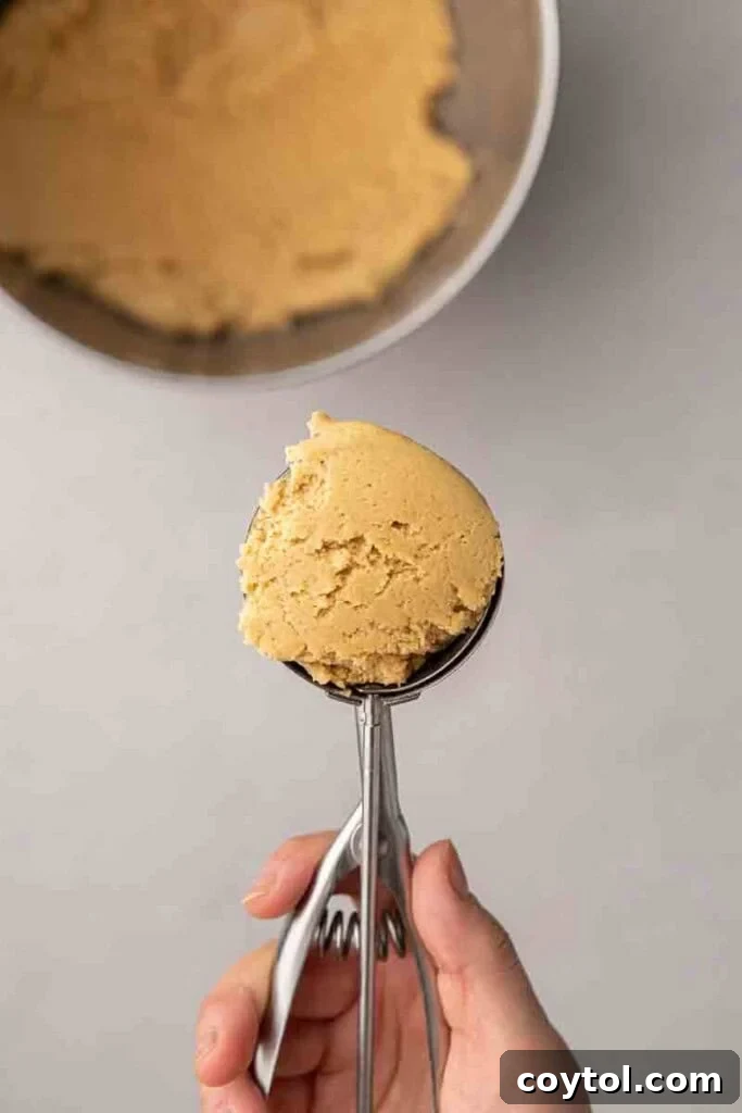 CRUMBL Waffle Cookies Crowned with Buttercream 5 Scoop of waffle cookie dough