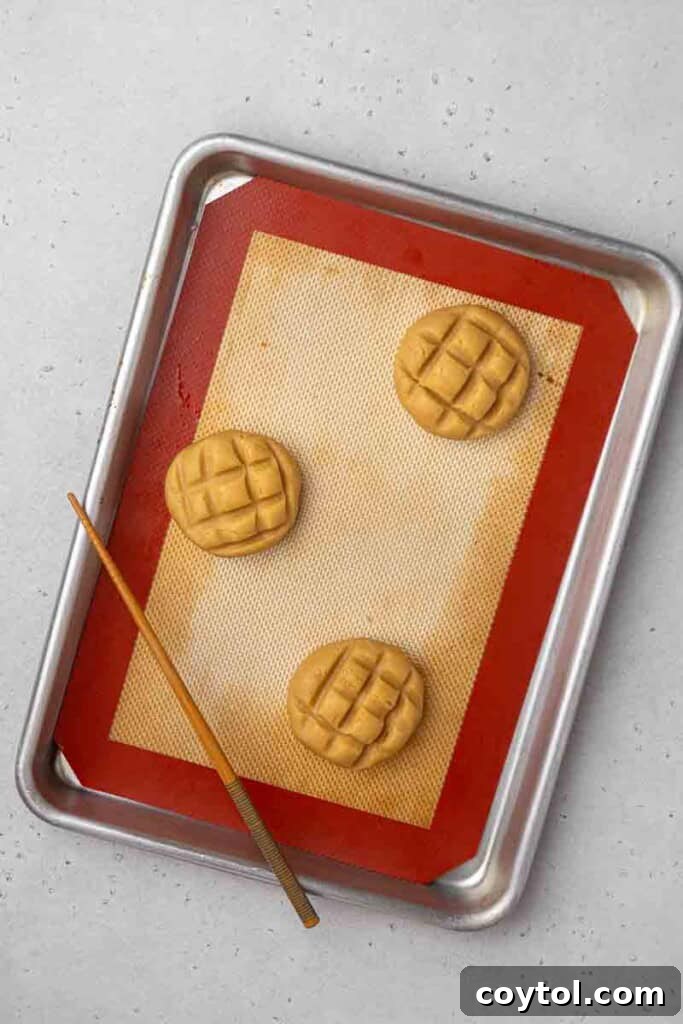 CRUMBL Waffle Cookies Crowned with Buttercream 9 Raw cookies on baking sheet