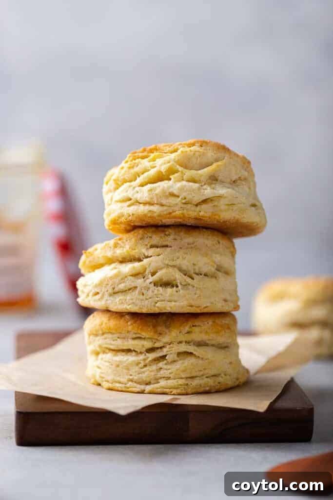 Fresh small batch biscuits for two, served warm