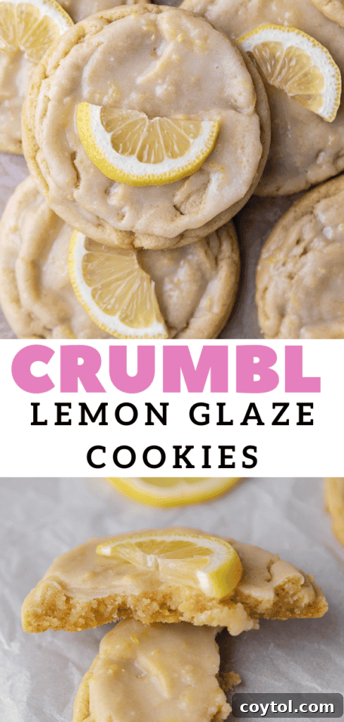 Effortless Bakery-Style Lemon Glaze Cookies 21 Bright summer cookies with fresh lemons, ideal for a recipe pin