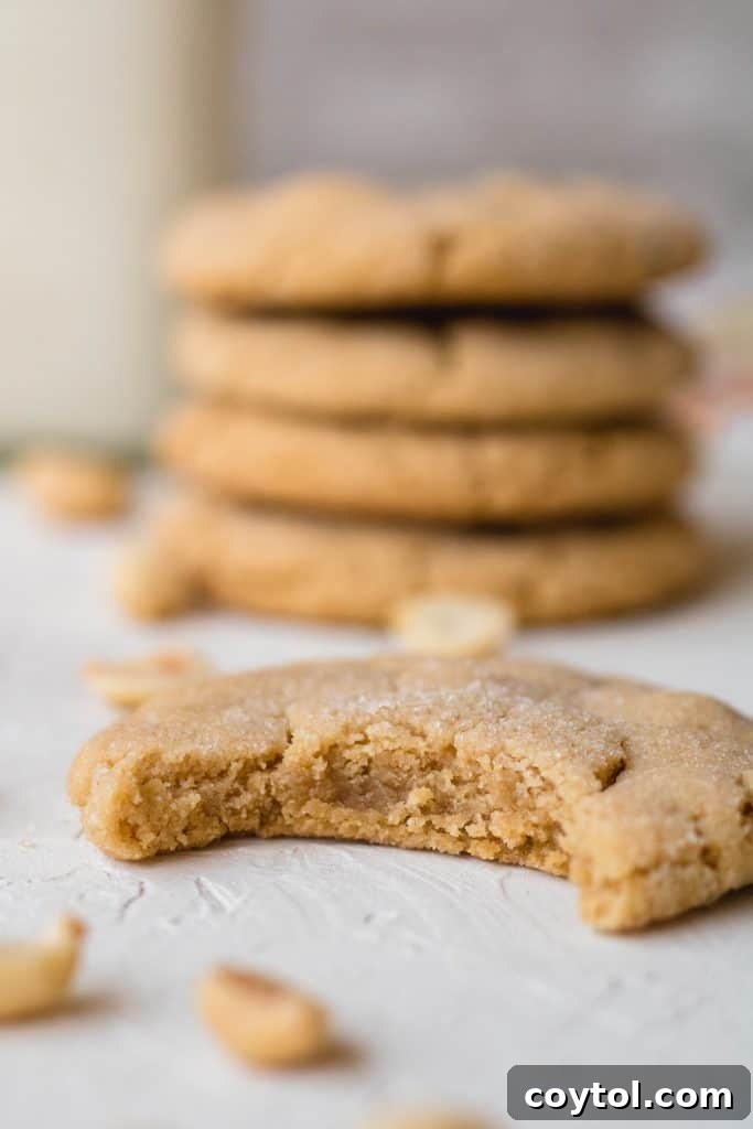 Small batch peanut butter cookies