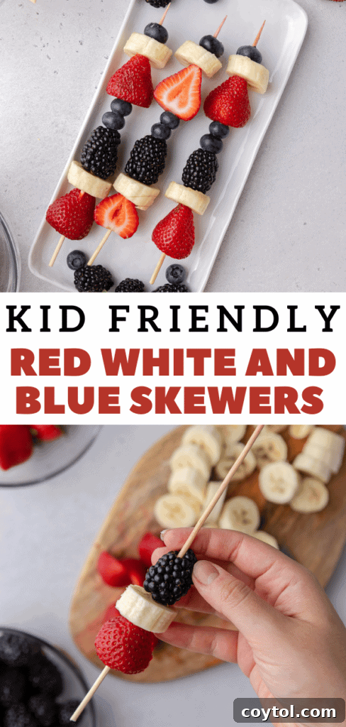Simple and healthy fruit kabobs for kids