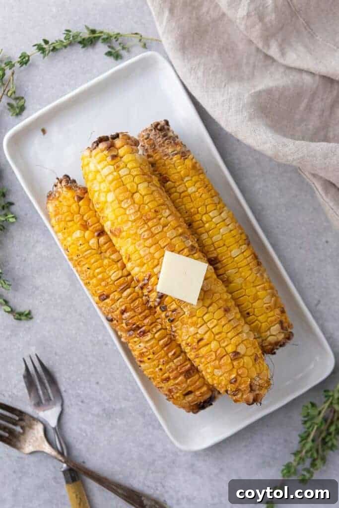 Easy Air Fryer Corn on The Cob