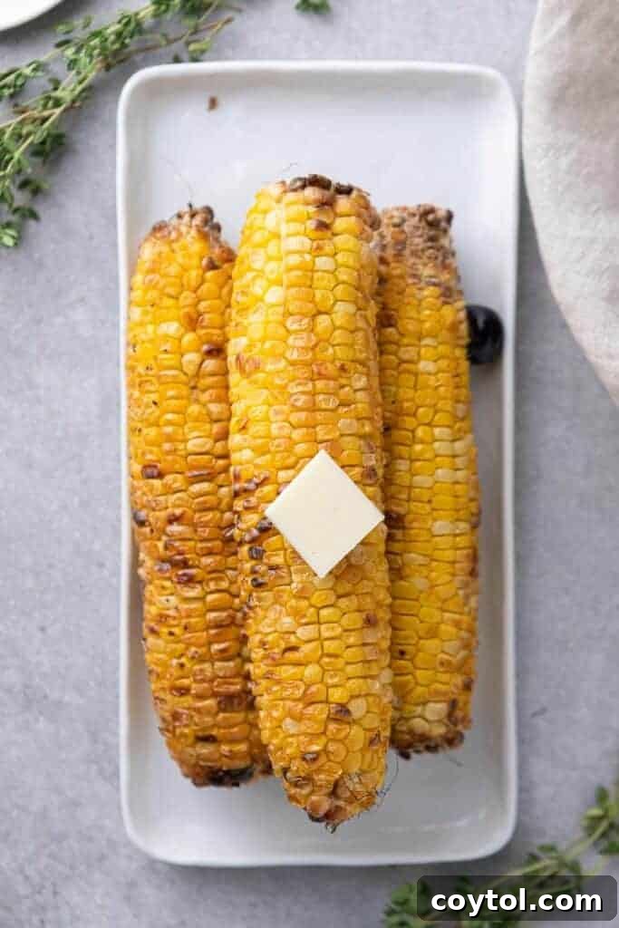 Easy Air Fryer Corn on The Cob