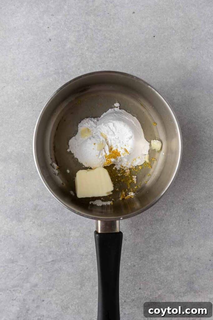Ingredients for cookie glaze