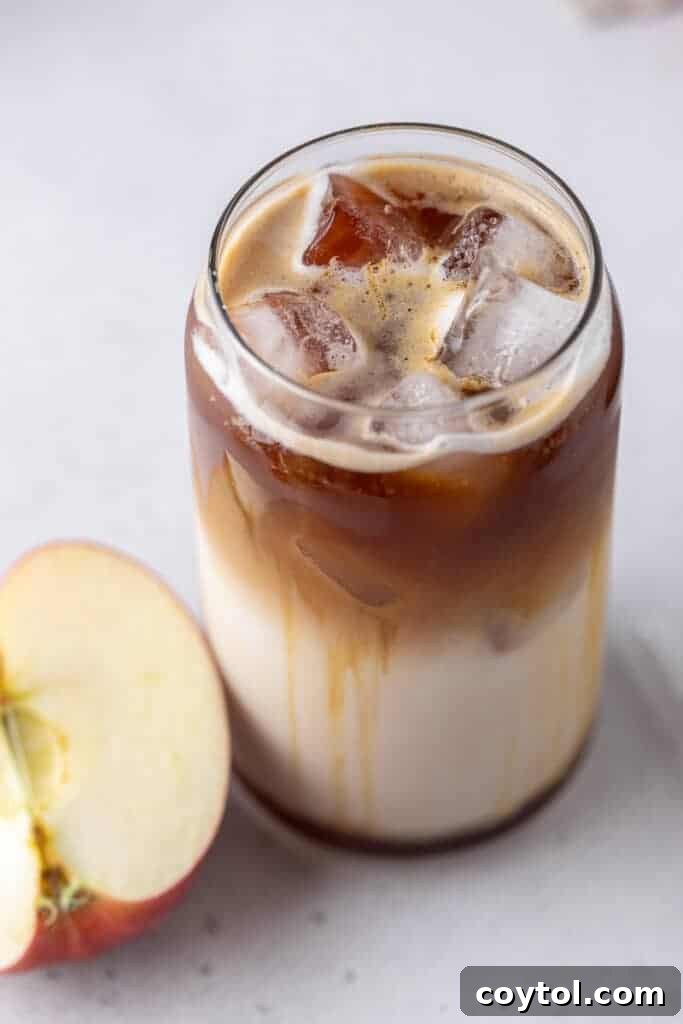 Starbucks Apple Crisp Macchiato Golden Warmth or Chilled Delight 2 Iced apple macchiato