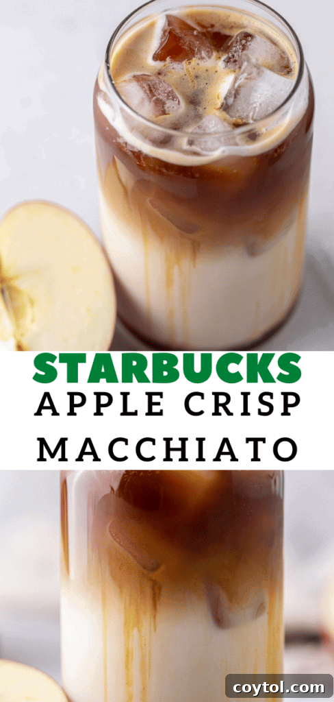 Starbucks Apple Crisp Macchiato Golden Warmth or Chilled Delight 23 Starbucks apple crisp macchiato