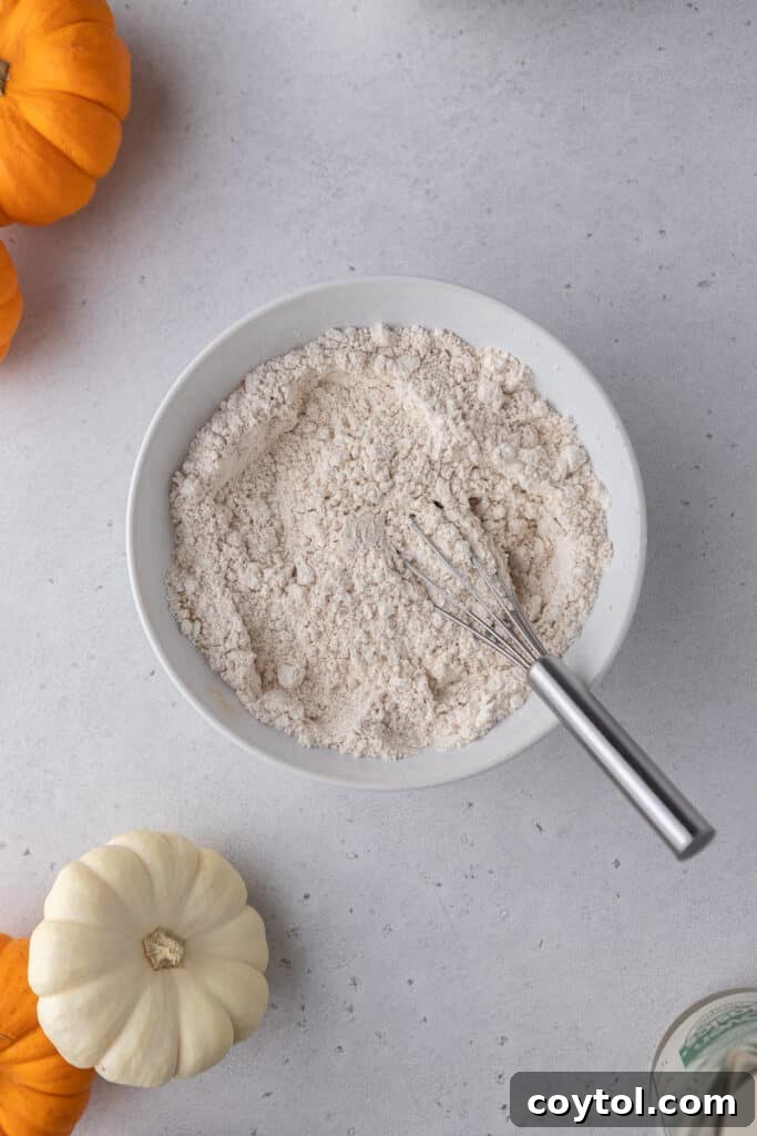 Mix the dry ingredients together