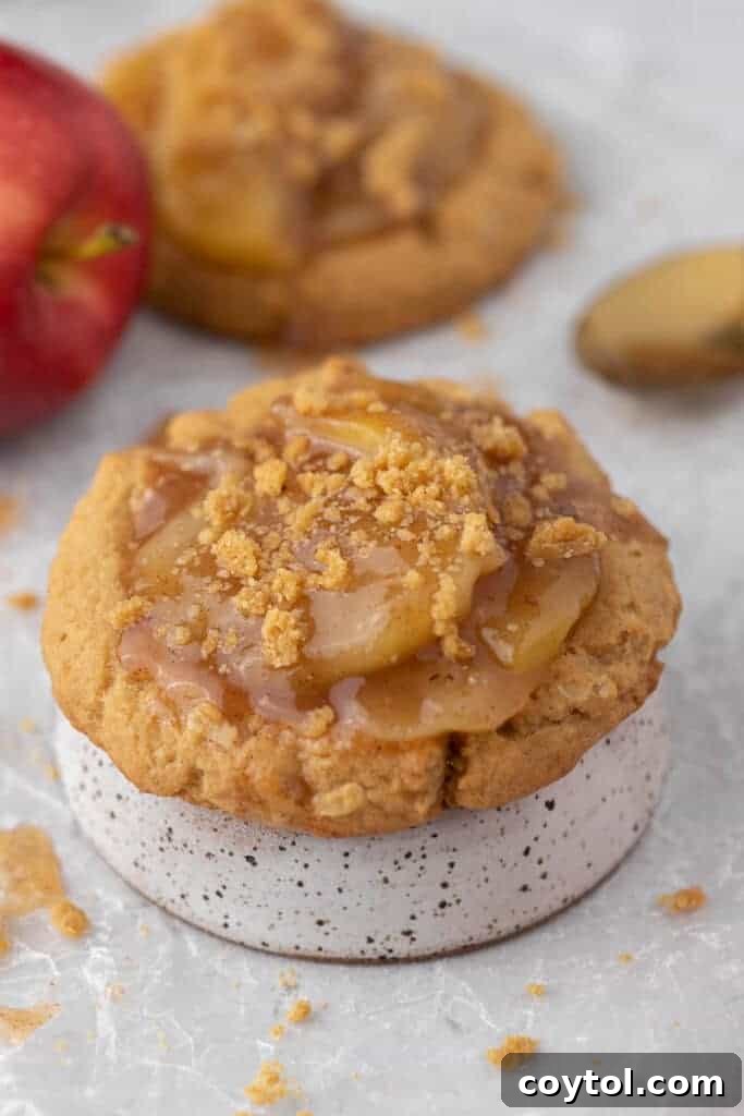 35 Irresistible Thanksgiving Desserts 11 Crumbl apple pie cookies