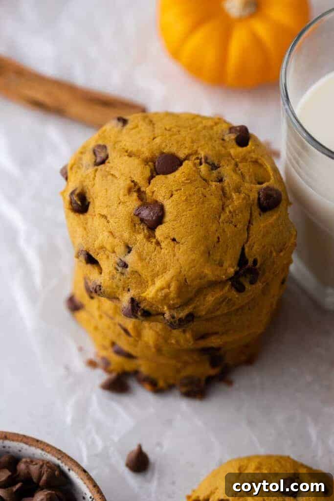 35 Irresistible Thanksgiving Desserts 14 Thick pumpkin chocolate chip cookies