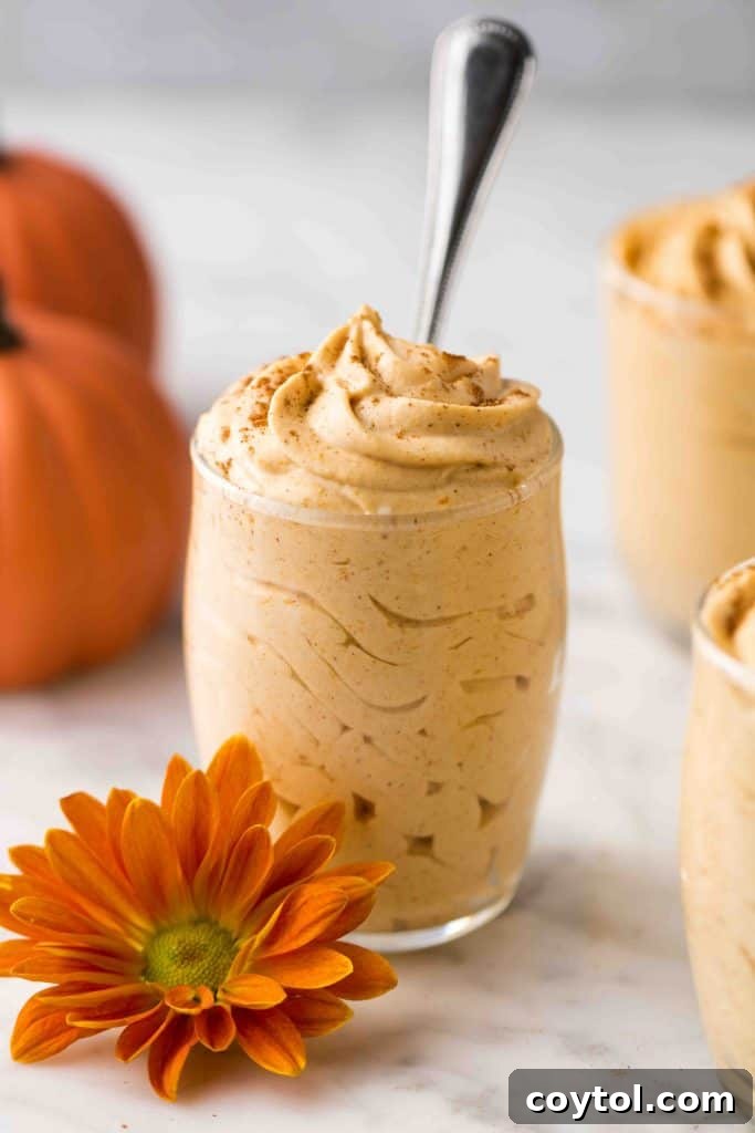35 Irresistible Thanksgiving Desserts 21 Keto pumpkin mousse