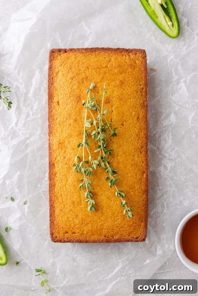 35 Irresistible Thanksgiving Desserts 29 Small batch corn bread in loaf pan