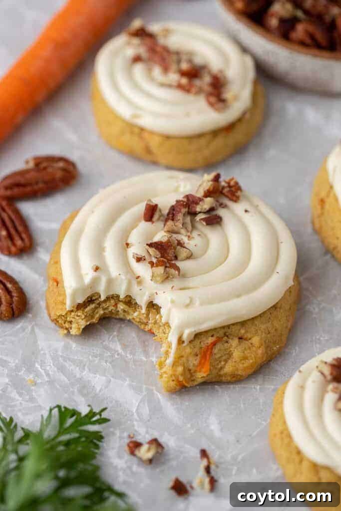 35 Irresistible Thanksgiving Desserts 10 Crumbl carrot cake cookies for thanksgiving dessert recipes