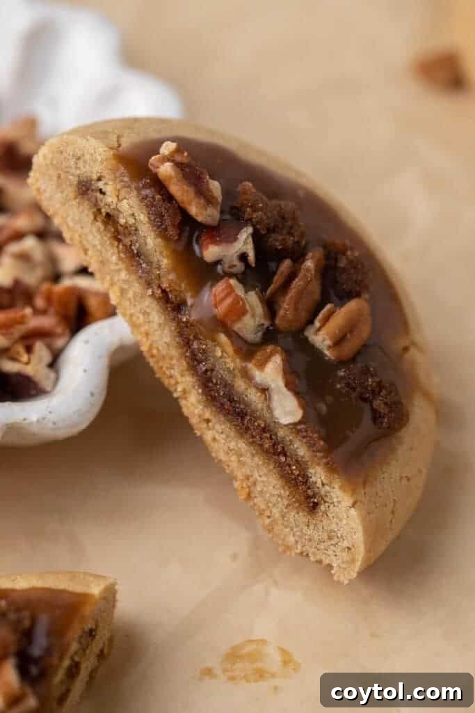 Filled brown sugar cookies