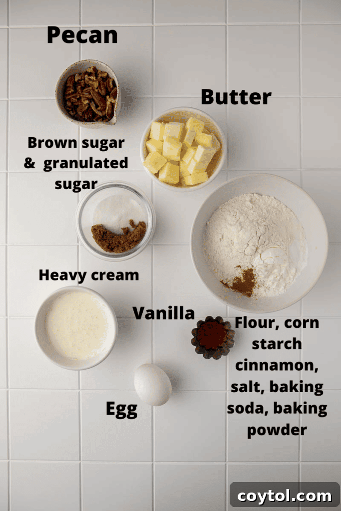 Crumbl sticky bun cookies ingredients