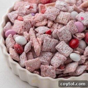 Valentine's day muddy buddies