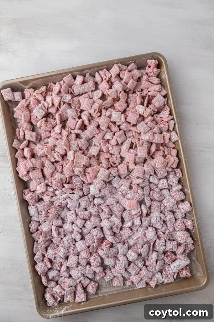 Pink. muddy buddies