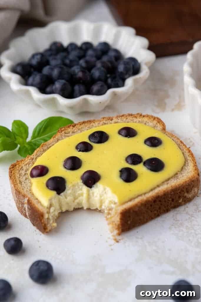 Oven baked yogurt toast
