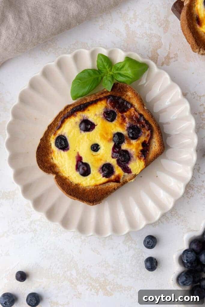 Air fryer yogurt toast