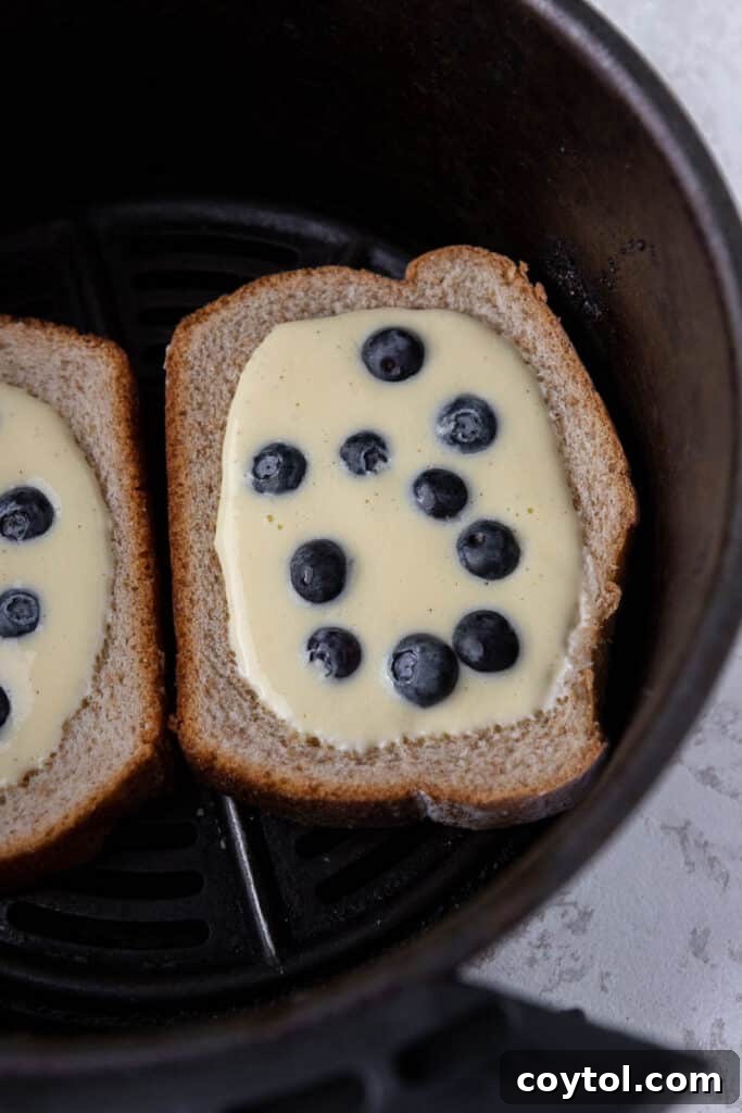 Yogurt toast in air fryer