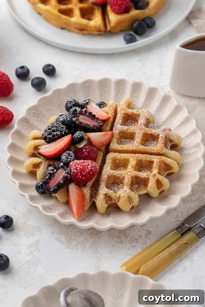 Buttermilk waffles