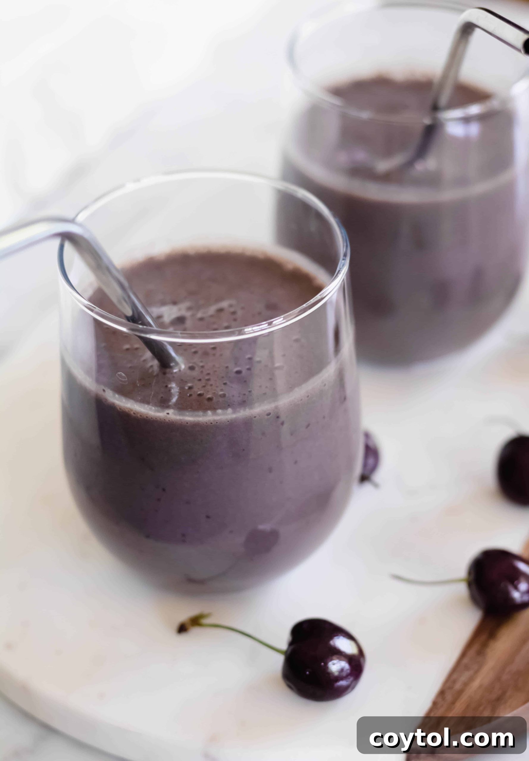 Vegan High protein chocolate smoothie