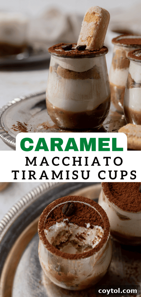 Lazy Caramel Macchiato Tiramisu Cups 15 Pin for Lazy Girl Caramel Tiramisu Cups - Caramel Macchiato Dessert