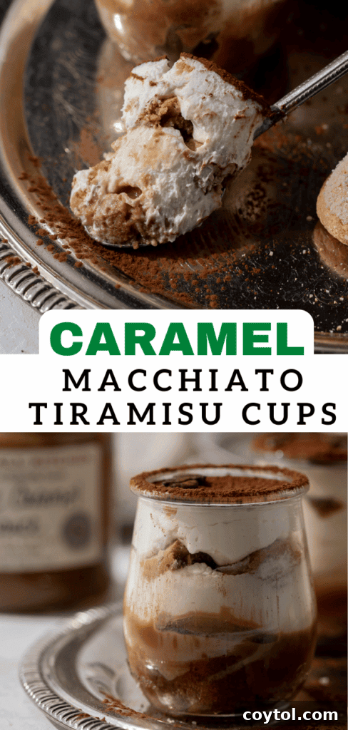 Lazy Caramel Macchiato Tiramisu Cups 17 Save this delicious Caramel Macchiato Tiramisu Cups recipe to your Pinterest board