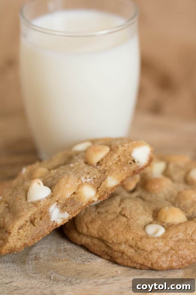 18 Irresistible Valentine's Day Cookie Ideas 20 Luxurious no-chill brown butter white chocolate macadamia nut cookies, golden and studded with nuts.